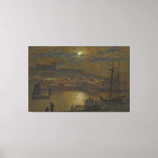 John Atkinson Grimshaw - Whitby From Scotch Head Leinwanddruck (Vorderseite)