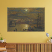John Atkinson Grimshaw - Whitby From Scotch Head Leinwanddruck (Insitu (Wohnzimmer))