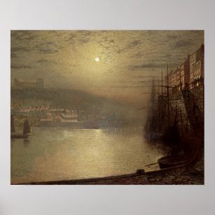 John Atkinson Grimshaw   Whitby (Öl auf Leinwand) Poster