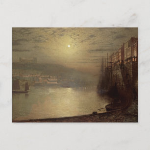 John Atkinson Grimshaw   Whitby (Öl auf Leinwand) Postkarte