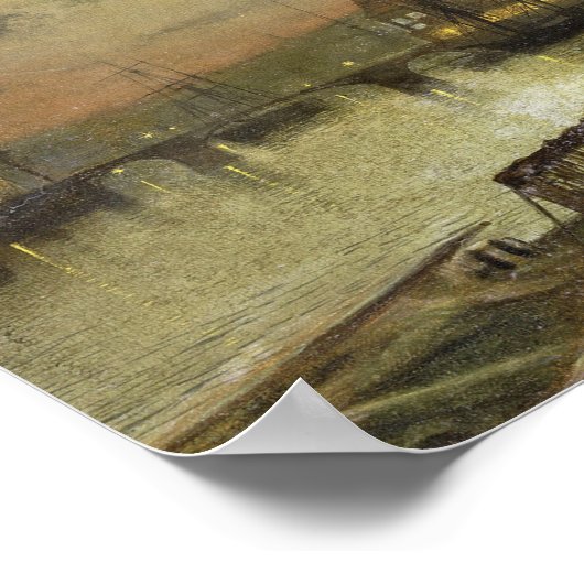 John Atkinson Grimshaw - Whitby Poster (Ecke)