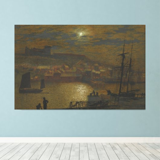 John Atkinson Grimshaw - Whitby von Scotch Head Leinwanddruck (Insitu (Holzboden))