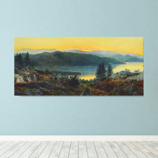 John Atkinson Grimshaw - Windermere  Leinwanddruck (Insitu (Holzboden))