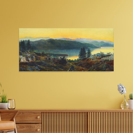 John Atkinson Grimshaw - Windermere  Leinwanddruck (Insitu (Wohnzimmer))