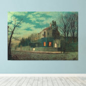 John Atkinson Grimshaw - Yew Court, Scalby  Leinwanddruck (Insitu (Holzboden))