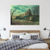 John Atkinson Grimshaw - Yew Court, Scalby  Leinwanddruck (Insitu (Schlafzimmer))