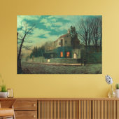 John Atkinson Grimshaw - Yew Court, Scalby  Leinwanddruck (Insitu (Wohnzimmer))