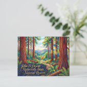 John B. Dewitt Redwoods State Natural Reserve Postkarte (Stehend Vorderseite)