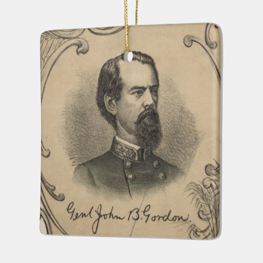 John B. Gordon Keramikornament (Links)