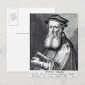 John Bale, Bischof von Ossory, 1620 Postkarte (Vorne/Hinten)