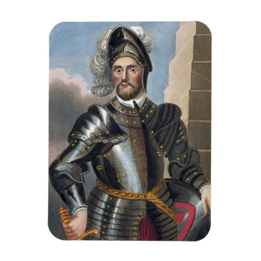 John Baliol (d.1269), nach einem Gemälde im Bodl Magnet (Vertikal)