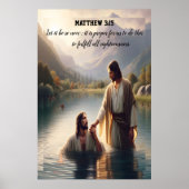 John Baptist den Herrn Jesus Christus Poster (Vorne)