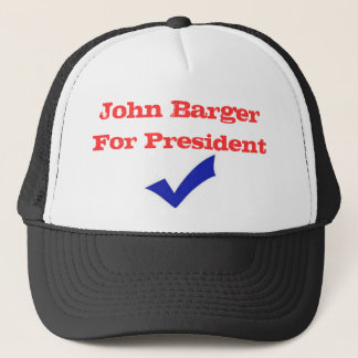 John Barger für Präsidenten Truckerkappe