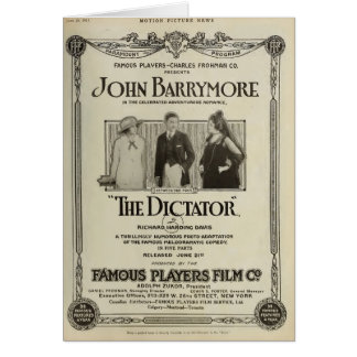 John Barrymore 1915 Stummfilmaussteller und -ausst