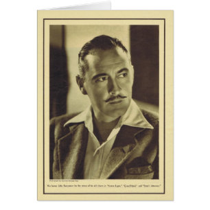 John Barrymore 1932 Vintages Porträt
