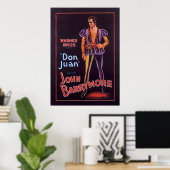 John Barrymore "Don Juan" 1926 Poster (Heimbüro)