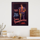 John Barrymore "Don Juan" 1926 Poster (Küche)