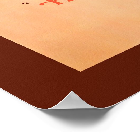 John Barrymore in Hamlet Broadway 1922 Poster (Ecke)