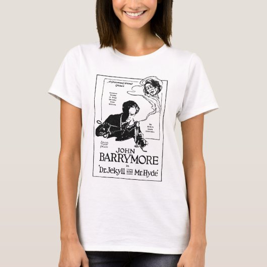 John Barrymore Jekyll Hyde 1920 T-Shirt (Vorderseite)