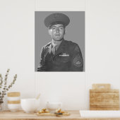 John Basilone — Ehrenmedaille des Empfängers Poster (Küche)