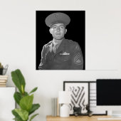 John Basilone — Ehrenmedaille des Empfängers Poster (Heimbüro)