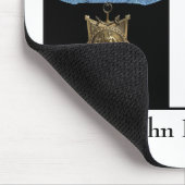 John Basilone und die Ehrenmedaille Mousepad (Ecke)