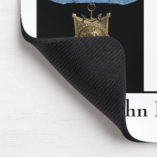 John Basilone und die Ehrenmedaille Mousepad (Ecke)
