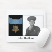 John Basilone und die Ehrenmedaille Mousepad (Mit Mouse)