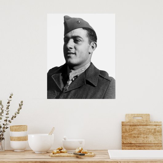 John Basilone — WW2 Hero Poster (Küche)