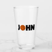 John Basketball Glas (Vorderseite)