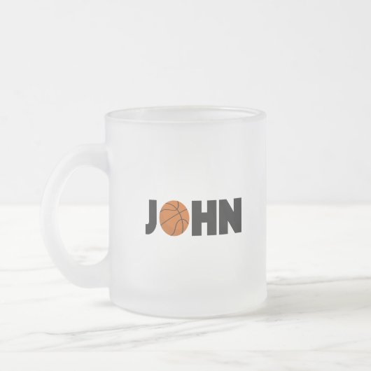John Basketball Mattglastasse (Links)