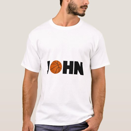 John Basketball T-Shirt (Vorderseite)