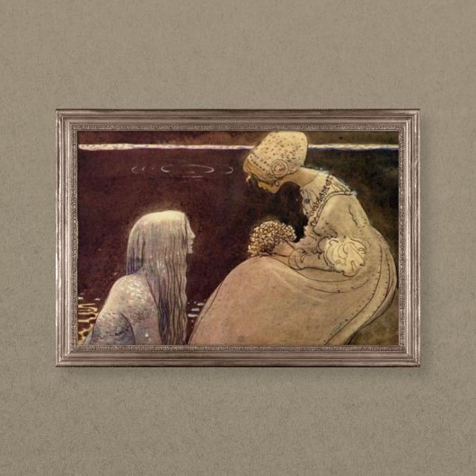 John Bauer Agneta und der King-See Poster