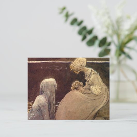 John Bauer Agneta und der King-See Postkarte (Stehend Vorderseite)