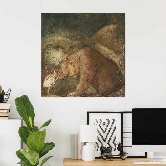 John Bauer - Arme kleine Basse Poster (Heimbüro)