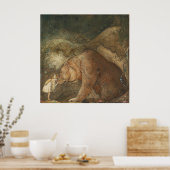 John Bauer - Arme kleine Basse Poster (Küche)