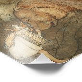 John Bauer - Arme Little Basse Fotodruck (Ecke)