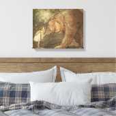 John Bauer - Arme Little Basse Leinwanddruck (Insitu (Schlafzimmer))