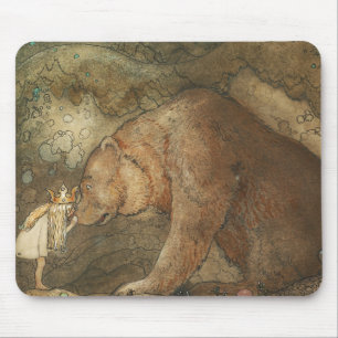 John Bauer - Arme Little Basse Mousepad