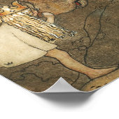 John Bauer - Arme Little Basse Poster (Ecke)