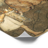 John Bauer - Arme Little Basse Poster (Ecke)