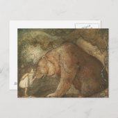 John Bauer - Arme Little Basse Postkarte (Vorne/Hinten)