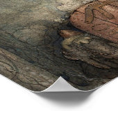 John Bauer - Bergaporten Poster (Ecke)