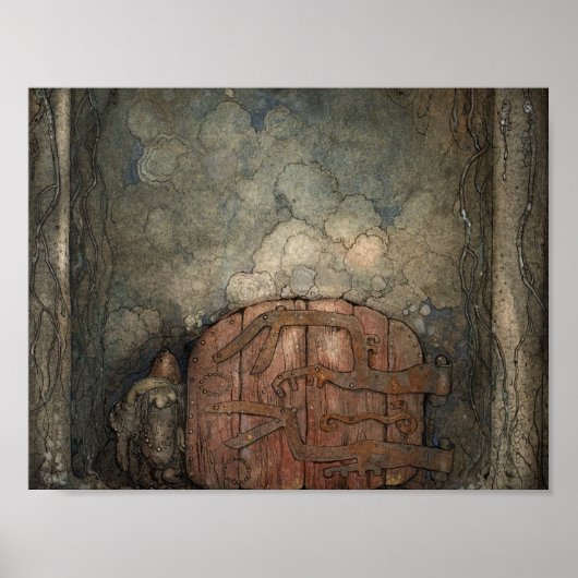 John Bauer - Bergaporten Poster (Vorne)