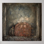 John Bauer - Bergaporten Poster (Vorne)