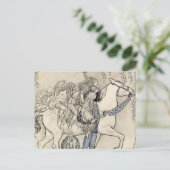 John Bauer - Das Pferd, das er im Moment geführt h Postkarte (Stehend Vorderseite)