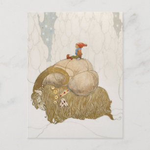 John Bauer - Der Julbock Postkarte