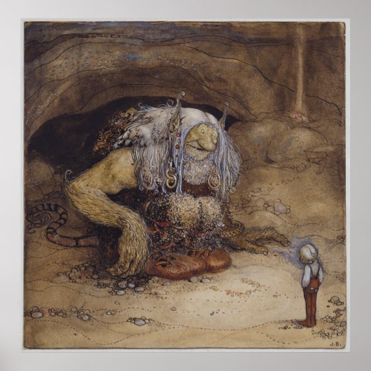 John Bauer - Der Junge, der nie Angst hatte Poster (Vorne)