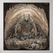 John Bauer - Der Mann, der unter Gnome läuft Poster (Vorne)