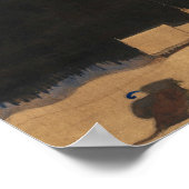 John Bauer - Die Hütte am Fuße des Berges Poster (Ecke)